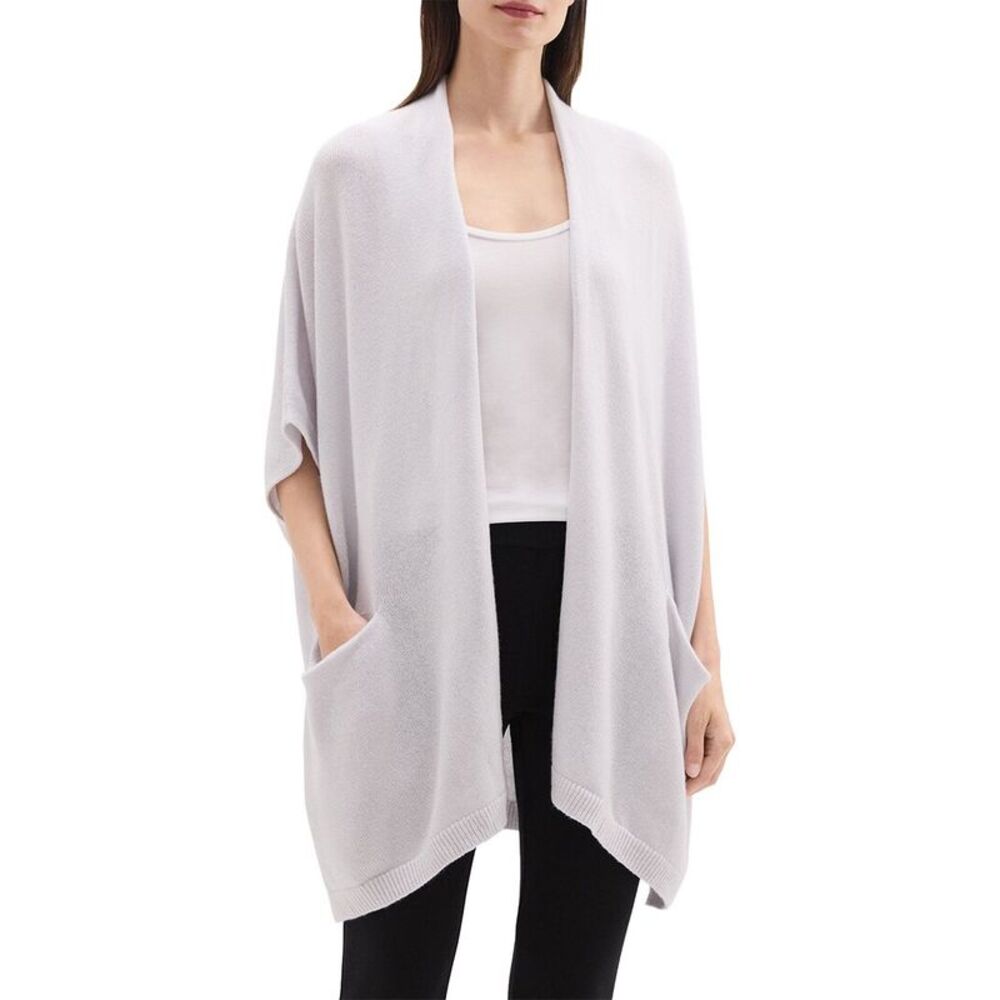 Theory Womens Cozy Wool Poncho